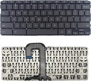 New US Black English Laptop Keyboard (without frame) for HP Chromebook 14-DB 14-DB0020NR 14-DB0023DX 14-DB0025NR 14-DB0030NR 14-DB0031NR 14-DB0040NR 14-DB0041WM 14-DB0043WM 14-DB0044WM 14-DB0050NR