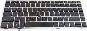 Laptop US black keyboard (with frame) for HP ProBook 6460b 6465b 6470b 6475b HP EliteBook 8460p 8460w 8470p 8470w
