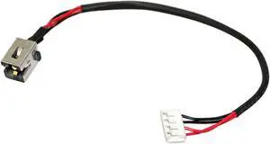 New AC DC Jack Power Charging Port Connector Socket Cable Harness for Toshiba Satellite S870-BT2G22 S870-BT3N22 S875-S7136 S875-S7140 S875-S7240 S875-S7242 S875-S7248 S875-S7356 S875-S7370 S875-S7376