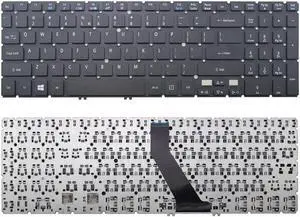New Laptop Keyboard (without Frame) for Acer Aspire M5-583 M5-583P M5-583P-5859 M5-583P-6423 M5-583P-6428 M5-583P-6637 M5-583P-9688 Series ,US layout Black color