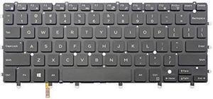 New Laptop Keyboard (without Frame) for Dell Inspiron 15 7547 7548 7558 7568 US layout Black color Backlit