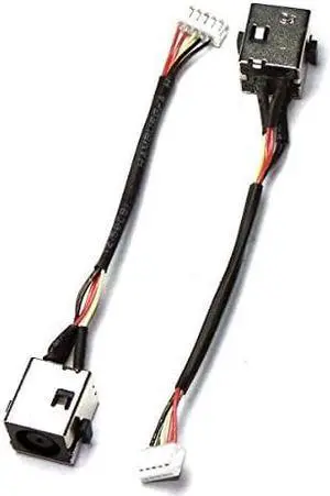 New AC DC Jack Power Plug In Charging Port Connector Socket with Wire Cable Harness for DELL INSPIRON M301Z N301Z P13FY 0P13FY