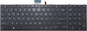 New Laptop Backlit keyboard (with black frame) for Toshiba Satellite Qosmio X870 X875, US layout black color