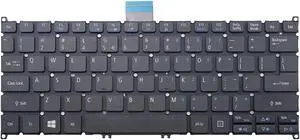 New Laptop replacement Backlit keyboard for Acer TravelMate B115-M B115-MP, US Layout black color