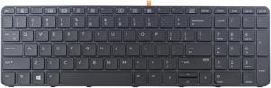 New Laptop Backlit keyboard with Frame for HP PN: 827029-001 837551-001 9Z.NCGBQ.301 AEX63U01110 NSK-CZ3BQ 01,US layout black color
