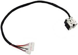 New AC DC Power Jack Plug Socket Cable Harness for HP Pavilion DV7-3080US DV7-2040US DV7-2180US