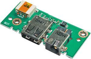 New AC DC POWER JACK USB IN BOARD FOR ASUS X501A SERIES 60-NLOIO1001-X01 32XJ1IB0010