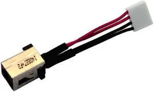 New AC DC Jack Power Plug In Charging Port Connector Socket with Wire Cable Harness for Toshiba CHROMEBOOK CB30-A3120 CB35-A3120