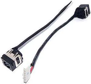 New AC DC Power Jack Plug Socket Cable Harness for Dell Inspiron 17 5748 5749 17-5748 17-5749 15-3000 Series 3543 3542 3541 3878