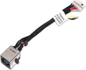 New AC DC Jack Power Plug In Charging Port Connector Socket with Wire Cable Harness for Dell Latitude E5550 0PKHWY PKHWY DC30100Q000