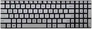 New Laptop backlit Keyboard for ASUS G551 G551J G551JK G551JM G551JW G551JX G551VW US layout Silver English Keyboard Light Backlight