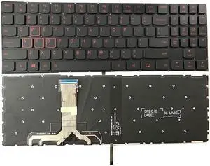 New US Black Backlit English Keyboard (without frame) For Lenovo SN20M27537 LCM16F83USJ6866 PK131B4B00 PC5YB Light Backlight