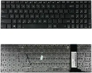 New US black English Laptop Keyboard (without frame) For Asus AENJ8U01020 0KNB0-6126US00 9Z.N8BSQ.301 9Z.N8BSQ.31D 0KN0-M31US13 9Z.N8BSU.101 0KNB0-6120US00