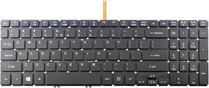 New US Black Backlit English Laptop Keyboard (without frame) For Acer AEZRKR00010 9Z.NAGBQ.11D NSK-R91BQ 1D NK.I1717.0C8 Light Backlight