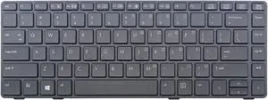 New US black English Laptop Keyboard (with frame) For HP 6037B0079301 9Z.N6RSV.D01 NSK-HZDSV 700947-001 701976-001
