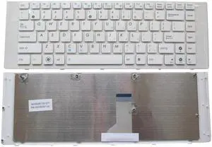 New US White Keyboard (with frame) For Asus A40 A40DE A40DQ A40DR A40DY A40E A40EI A40EN A40EP A40F A40JA A40JB A40JC A40JE A40JK A40JP A40JR A40JV A40JY A40JZ A40N Laptop English Keyboard