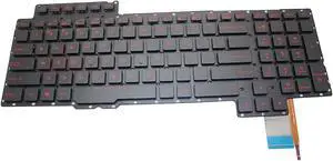 New US Black Backlit Keyboard (without frame) For Asus ROG G752 G752VT G752VL G752VY G752VT-DH72 G752VS G752VM G752VS-XB72K G752VS-XB78K G752VS-RB71 Light Backlight