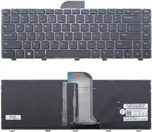 New US Black Laptop Backlit Keyboard For Dell Inspiron 14-3421 14R-5421 15Z-5523 P26F Vostro 2421 Light Backlight