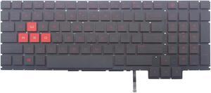 New US Black Backlit English Laptop Keyboard without frame For HP Omen 15ce 15ce000 series 15CE010CA 15CE020CA 15CE030CA 15CE051NR 15ce008ca 15ce004na 15ce017na 15ce006tx Light Backlight