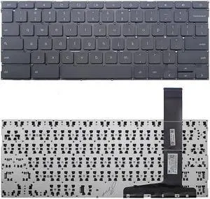 New For Asus Chromebook C300 C300M C300MA Series P/N: 0KNB0-112BUS00 AE0C8U00010 9Z.NBLSQ.101 NSK-UZ1SQ 01 US Keyboard Black Without Frame