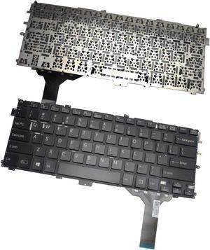 New US Black English Laptop Keyboard (without frame) For Sony VAIO SVP1321A1CT SVP132A1CW SVP132A1CV SVP132A1CM