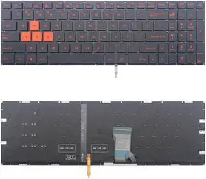 New US Black Backlit Keyboard (without frame) For ASUS GL502 GL502V GL502VT GL502VS GL502VM GL502VY GL502VM-DS74 GL502VS-DB71 GL502VS-DS71 GL502VS-WS71 GL502VT-BSI7N27 GL502VT-DS72