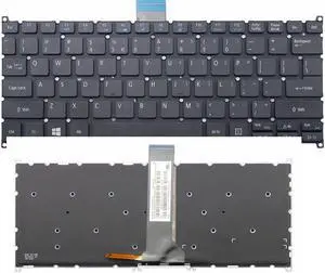 New US Black Backlit English Laptop Keyboard (without frame) For Acer Aspire V5-122P V5-122P-0449 V5-122P-0647 Light Backlight