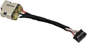 New AC DC Jack Power Plug In Charging Port Connector Socket with Wire Cable Harness for HP 756956-TD1 756956-YD1 CBL00590-0050 763699-001 755727-001 756996-FD1 756956-SD1 730932-FD1