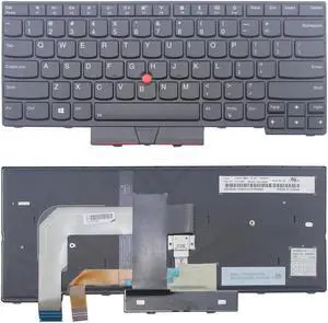New US Black Backlit English Laptop Keyboard For Lenovo Thinkpad T470 PN: 01AX569 SN20L72890 SG-85610-XUA SN1360BL-US WinduBL-US Light Backlight