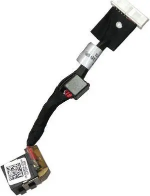 New AC DC Jack Power Plug In Charging Port Connector Socket with Wire Cable Harness for Dell Alienware 17 M17X R1 R5 DC30100M200 0R085W VA500 VAS00