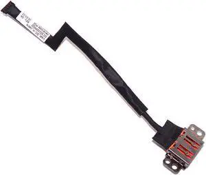New AC DC Jack Power Plug In Charging Port Connector Socket with Wire Cable Harness for Lenovo Yoga 900-13ISK 900-13ISK2 80MK DC30100PN00 5C10K48429