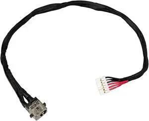 New AC DC Jack Power Charging Port Connector Socket Cable Harness for Asus X751M X751MD X751MJ X751S X751SJ X751SV X751Y X751YI X751 X751MA X751LB X751LDV X751LJ X751LN X751LJC X751SA