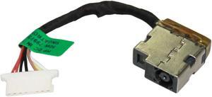 AC DC Jack Power Plug in Charging Port Connector Socket with Wire Cable Harness for HP 14-CF 14-CF0006DX 14-CF0008CA 14-CF0010CA 14-CF0010CA 14-CF0010DS 14-CF0011DS 14-CF0012DS 14-CF0013DX 14-CF0014DX