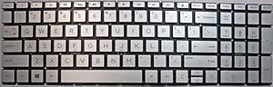 New US Silver English Backlit Laptop Keyboard (without palmrest) for HP ENVY 15-DR 15T-DR000 15-DR0003CA 15-DR0008CA 15-DR0013NR 15-DR0090CA 15T-DR100 15M-DR0011DX 15M-DR0012DX Light Backlight