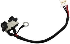 AC DC Jack Power Plug in Charging Port Connector Socket with Wire Cable Harness for Sony Vaio Flip SVF13N