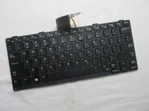 New US Layout Backlit Black Laptop Keyboard Compatible Dell Latitude rugged 7204 7404 7414 5204 5404 5414 NSK-LKBBU 01 0186TV 186TV OKNJ-1A1US13 9Z.NB2BU.B01 Light Backlight