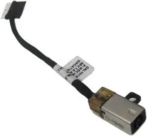 AC DC Jack Power Plug in Charging Port Connector Socket with Wire Cable Harness Replacement for Dell Inspiron 14 3480 3481 15 3580 3581 3582 3583 3584 P89G P89G003