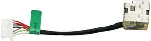 AC DC Jack Power Plug in Charging Port Connector Socket with Wire Cable Harness for HP 14-DQ 14-DQ0005CL 14-DQ0007CA 14-DQ0011DX 14-DQ0635CL 14T-DQ100 14-DQ1010CA 14-DQ1020CA