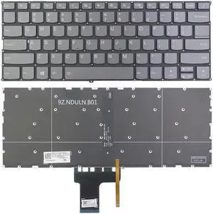 New US Black English Backlit Laptop Keyboard (without palmrest) Replacement for Lenovo V720-14 7000-13 720S-14IKB 80XC 81BD Light Backlight