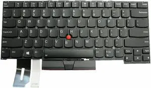 New US Black English Backlit Laptop Keyboard (without palmrest) Replacement for Lenovo ThinkPad E490S (Type 20NG) S3-490 Light Backlight