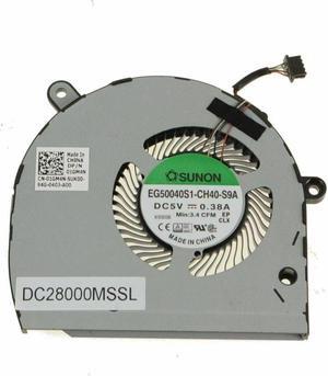 CPU Cooling Fan Replacement for Dell Latitude 5500 Precision 3540 M3540 P/N:01GM4N 1GM4N EG50040S1-CH49-S9A DC28000MSSL (Integrated Intel Fan)