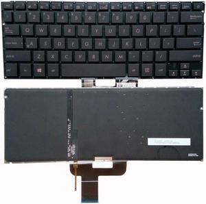 New US Black English Backlit Laptop Keyboard (without palmrest) Replacement for Asus ZenBook UX310 UX310UA UX310UQ U4000 U4000U U4000UQ RX310 RX310U RX310UA RX310UQ Light Backlight