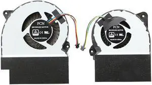 New Laptop CPU & GPU Cooling Fan Replacement For Asus ROG GL702ZC S7ZC P/N: 13NB0FV0M10011 13NB0FV0M09111