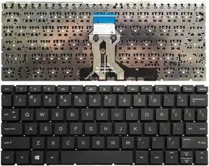 New US English Black Keyboard (without palmrest) Replacement for HP Pavilion X360 11-AD 11-AD108CA 11-AD018CA 11-AD051NR 11-AD010CA 11M-AD 11M-AD013DX 11M-AD113DX