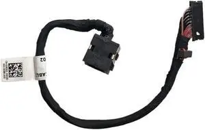 AC DC Jack Power Plug in Charging Port Connector Socket with Wire Cable Harness Replacement for Dell Alienware M15 M17 R2 P/N:0J60G1 J60G1 DC301015A00