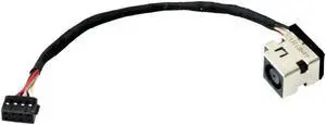 AC DC Jack Power Plug in Charging Port Connector Socket with Wire Cable Harness Replacement for HP ProBook 430 G2 P/N:768197-001 676707-YD1