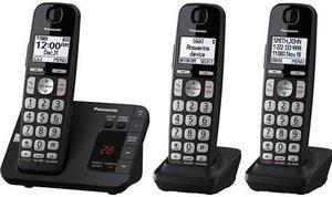 Panasonic KXTGE433B Cordless Phone with Answering System  3 Handsets