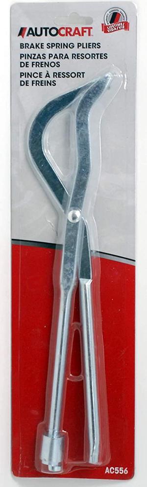 Autocraft Brake Spring Plier Drum Brake Shoe Return Spring Install & Remove Dual-End Pliers Installer & Remover Tool for Removal and Installation