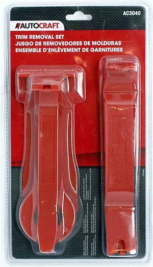 Autocraft - Composite Removal Tool Kit for Fastner & Molding | Specialty Mechanic Tools for Automotive Snap on Trim Panel and Molding Removal