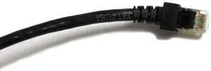 Nexhi STP Cat 7 Ethernet Cable 14 ft Shielded - Ethernet Cable, Better Than Cat5e/Cat5/cat6 Network, Round Cat7 High Speed LAN Wire with Rj45 for Router and Modem (STP-7000-14K)– Black